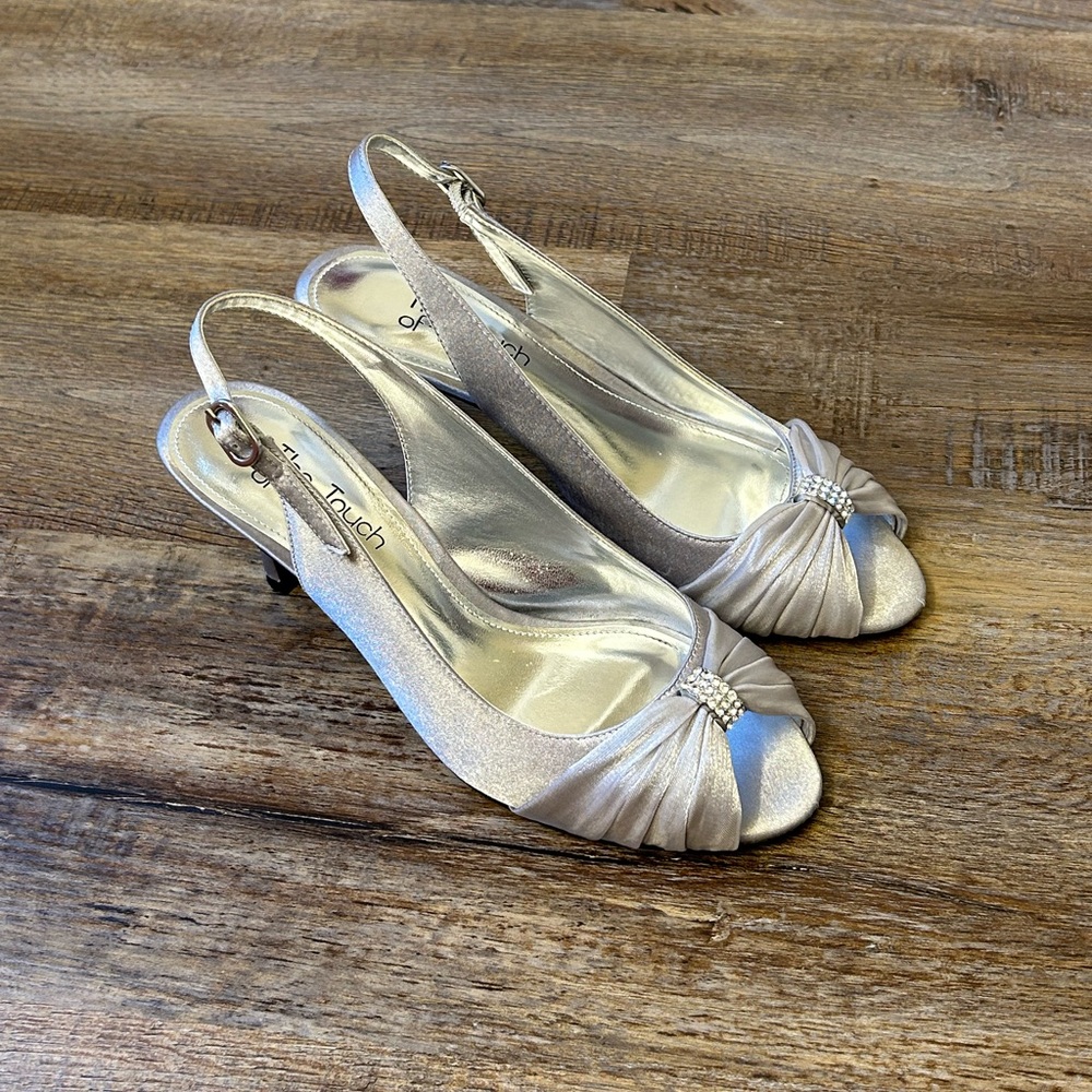 The Touch of Nina Silver Heel